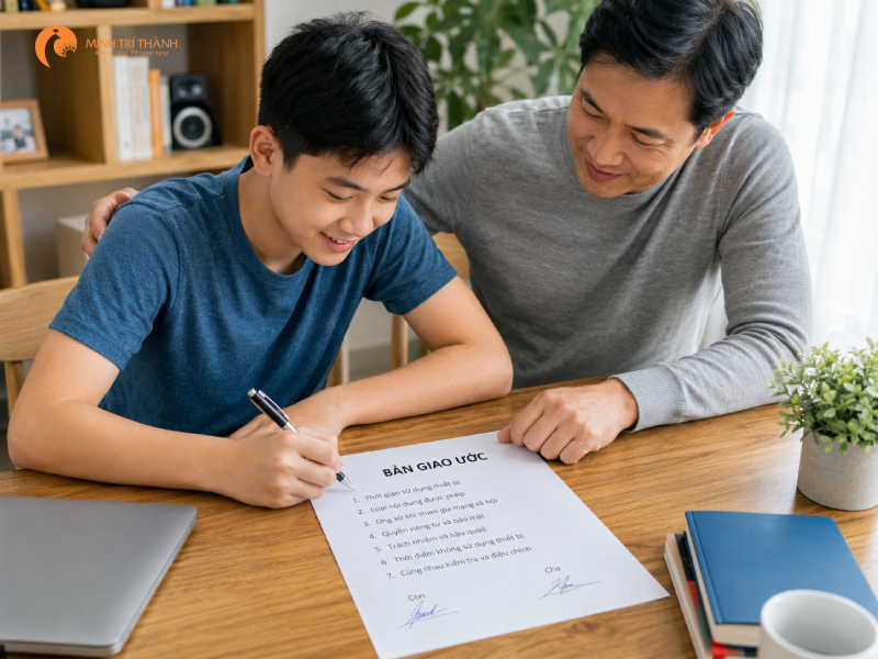 cách xử lý khi con đòi mua điện thoại