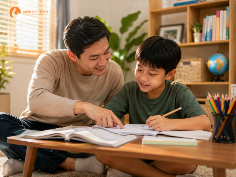 Cha mẹ nên đồng hành với con như thế nào