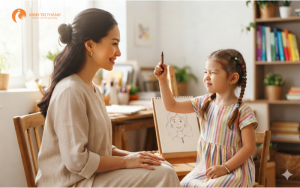 dạy bé vẽ người