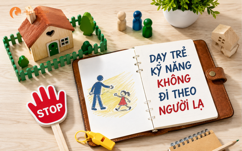 Dạy trẻ kỹ năng không đi theo người lạ