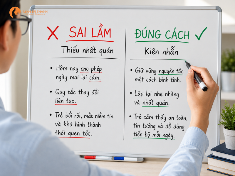 sai lầm khiến kỷ luật tích cực thất bại