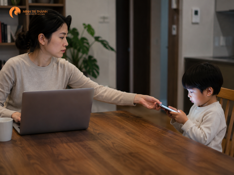 sai lầm của cha mẹ khi xử lý con đòi mua điện thoại