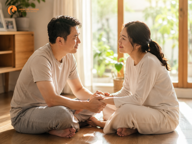 cách khóa giải vợ chồng khắc khẩu