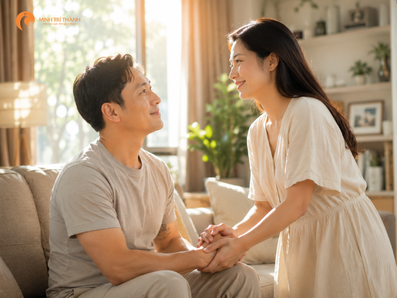 cách làm chồng vui trở lại và hết giận