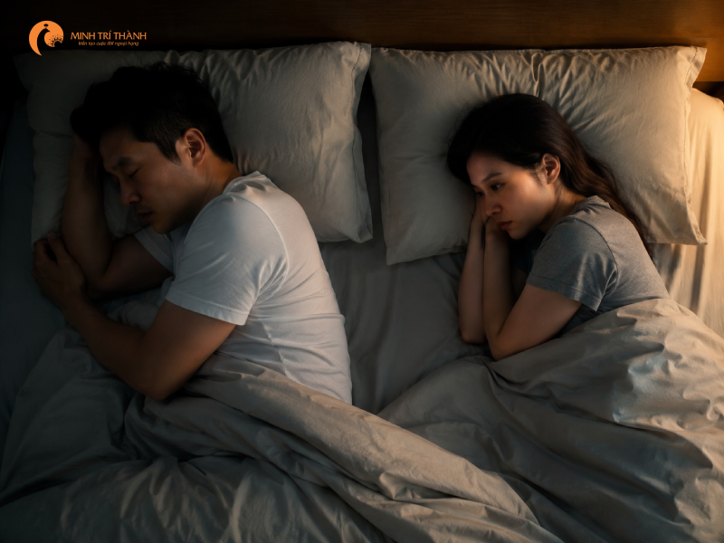 chồng không ôm vợ khi ngủ là dấu hiệu gì