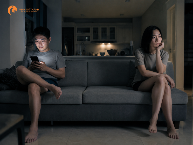 dấu hiệu tình cảm vợ chồng đang nguội lạnh