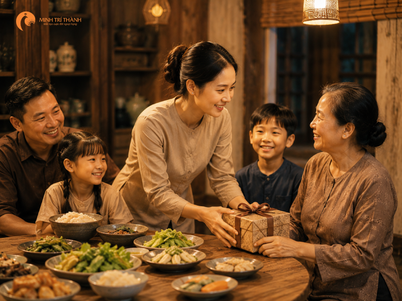 cách tặng quà sao cho mẹ chồng vui