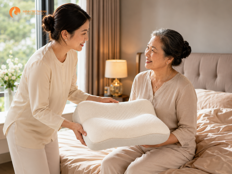 quà tặng mẹ chồng chăm sóc giấc ngủ