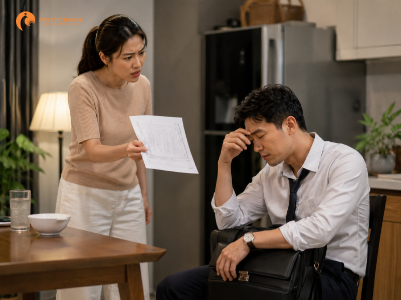 sai lầm phổ biến khi xin tiền chồng