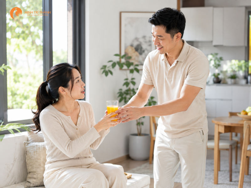 vợ chồng cãi nhau ai nên làm lành trước