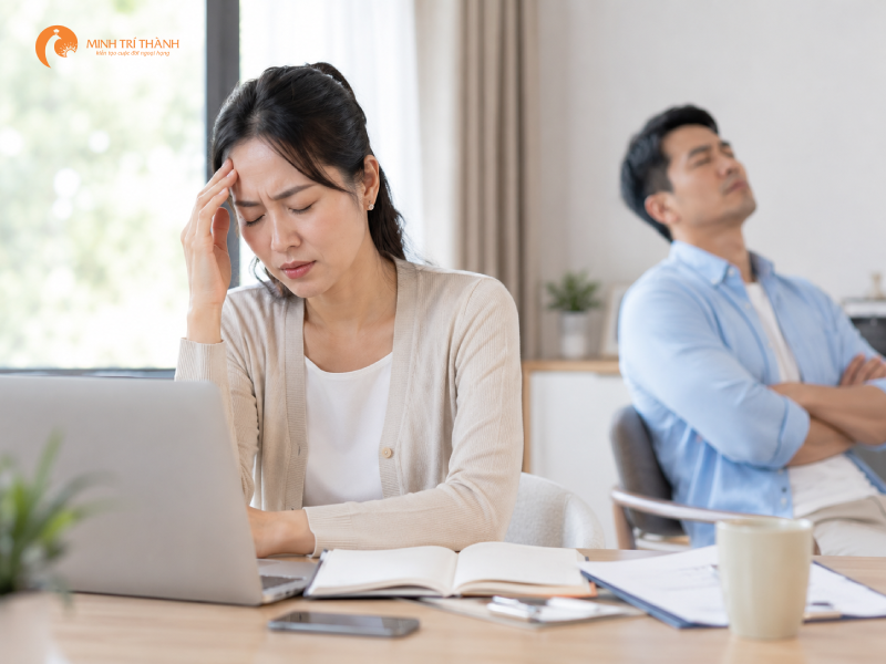 vợ chồng cãi nhau ảnh hưởng đến sức khỏe